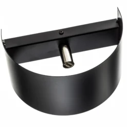 Aplique de pared Fold con pantalla curvada en negro