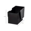 Aplique de pared Frost con forma angular, negro