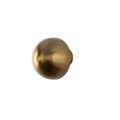Aplique de pared Fungal 13361, dorado, metal, Ø 16 cm