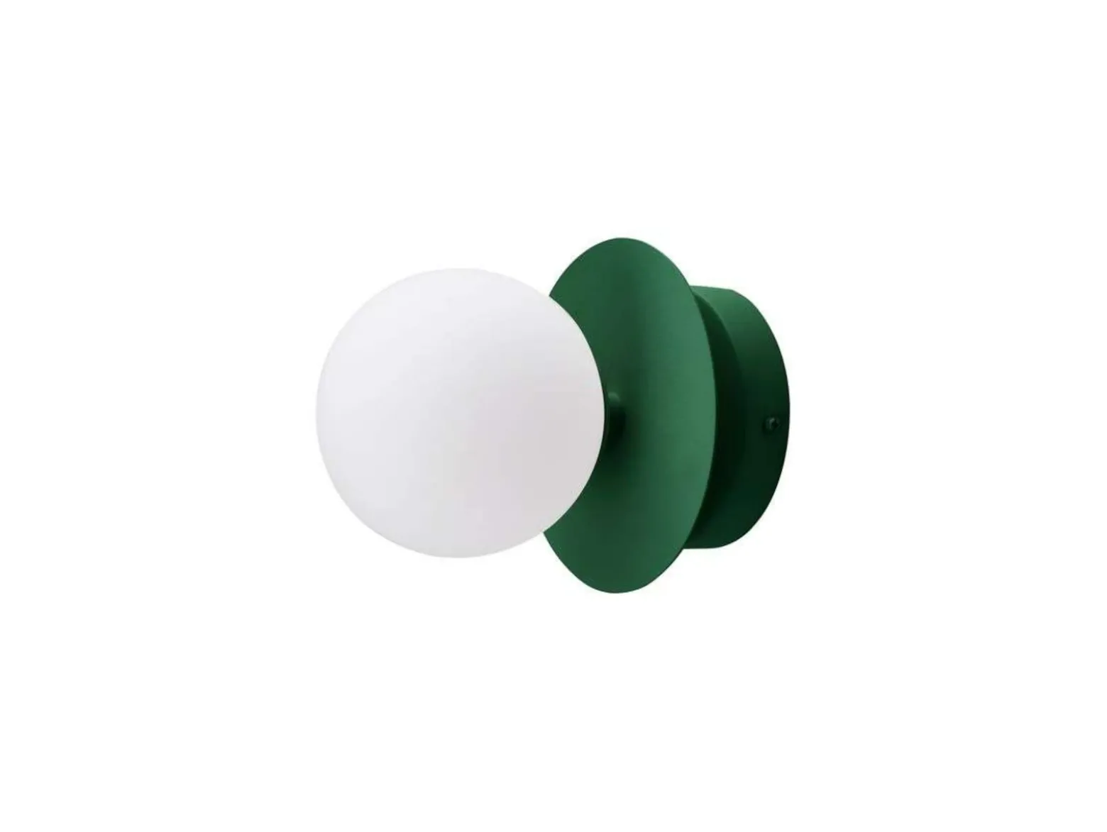 Aplique de pared Globen Lighting ART DECO, verde/blanco, Ø 16 cm, IP44