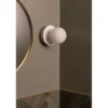 Aplique de pared Globen Lighting ART DECO, blanco/blanco, Ø 16 cm, IP44