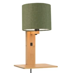 Aplique de pared GOOD & MOJO Andes con repisa, verde/natural