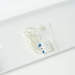 Aplique de pared Haga, blanco, metal, G9, arriba/abajo, 25,5 cm de ancho