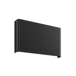 Aplique de pared Haga, juego de 3, grafito, G9, arriba/abajo, 15 cm de altura