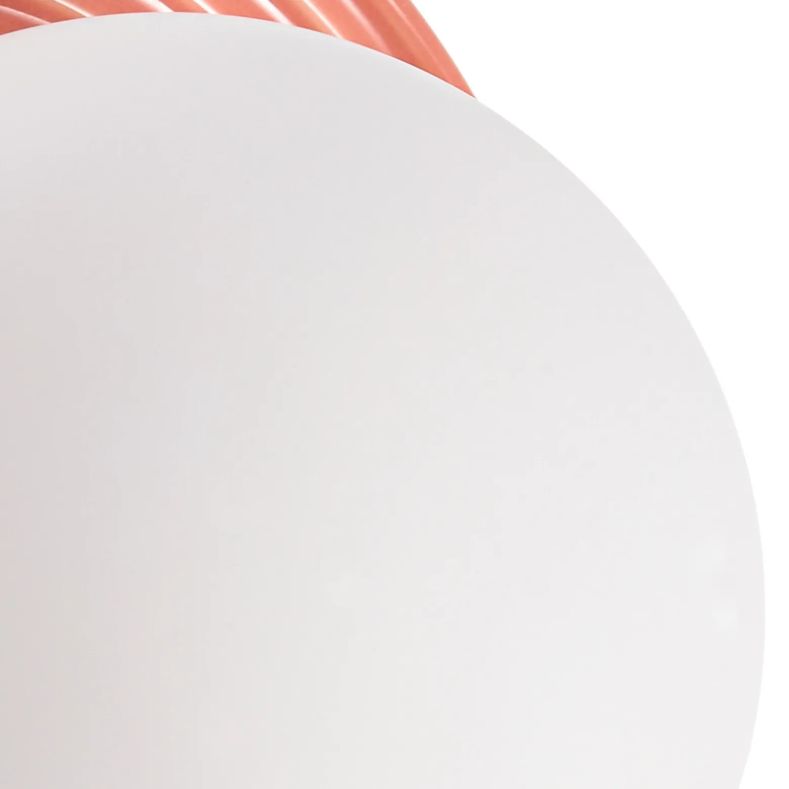 Aplique de pared Harriet de Lindby, naranja/blanco, cerámica, Ø 22 cm, G9