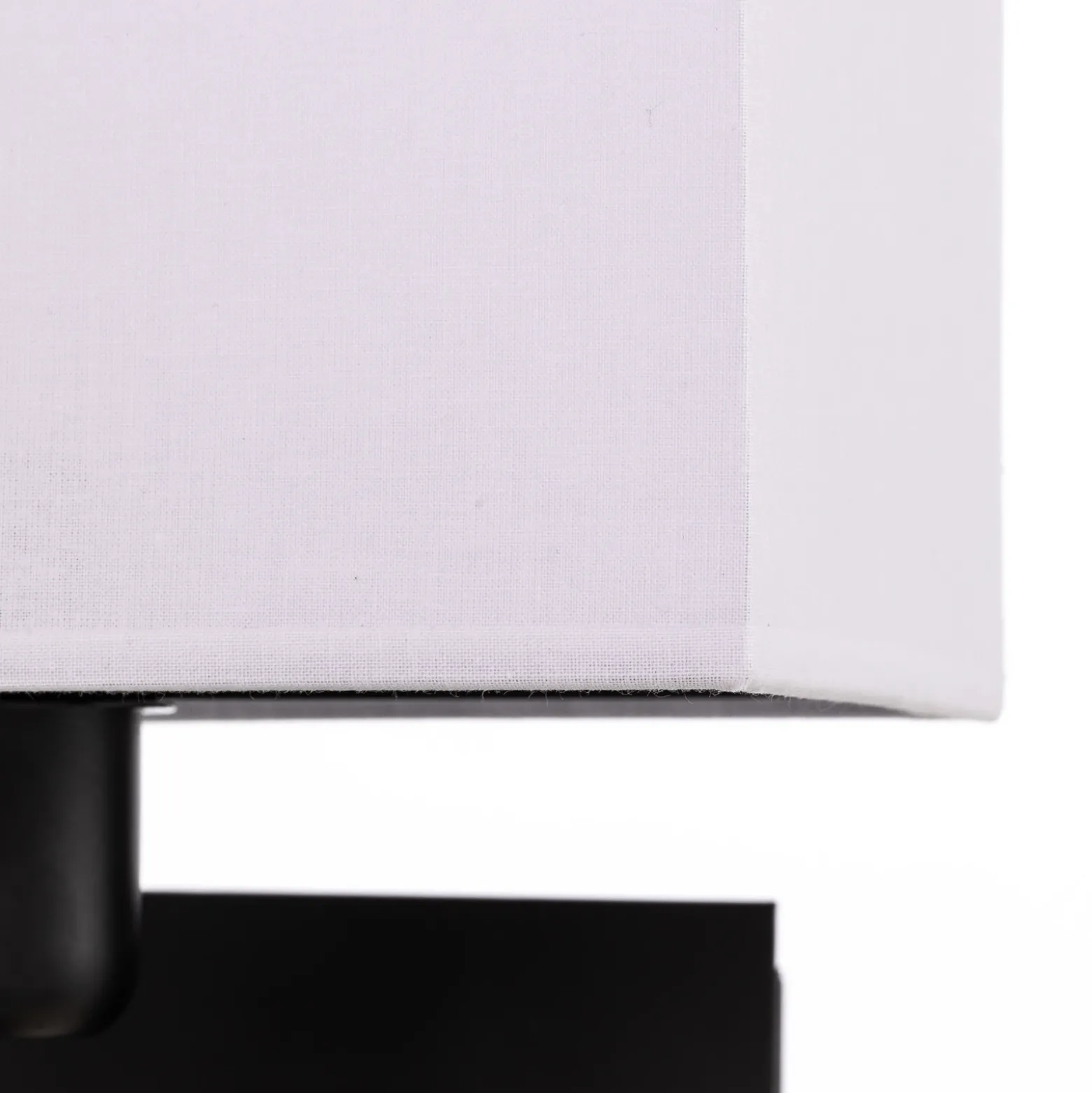 Aplique de pared Harry, angular, negro/negro/blanco