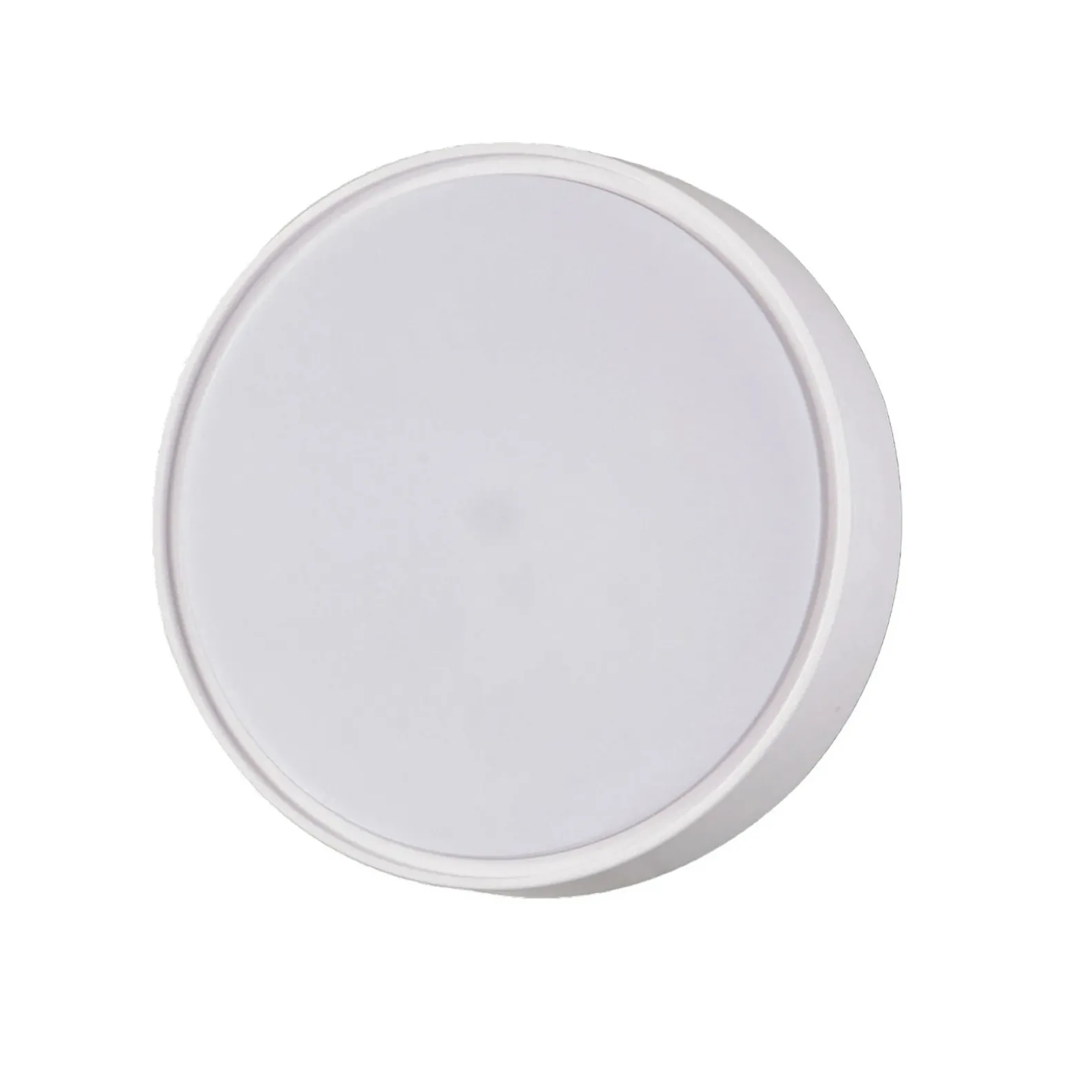 Aplique de pared Hatton, Ø 30 cm, sensor, 2 x E27, blanco, IP65