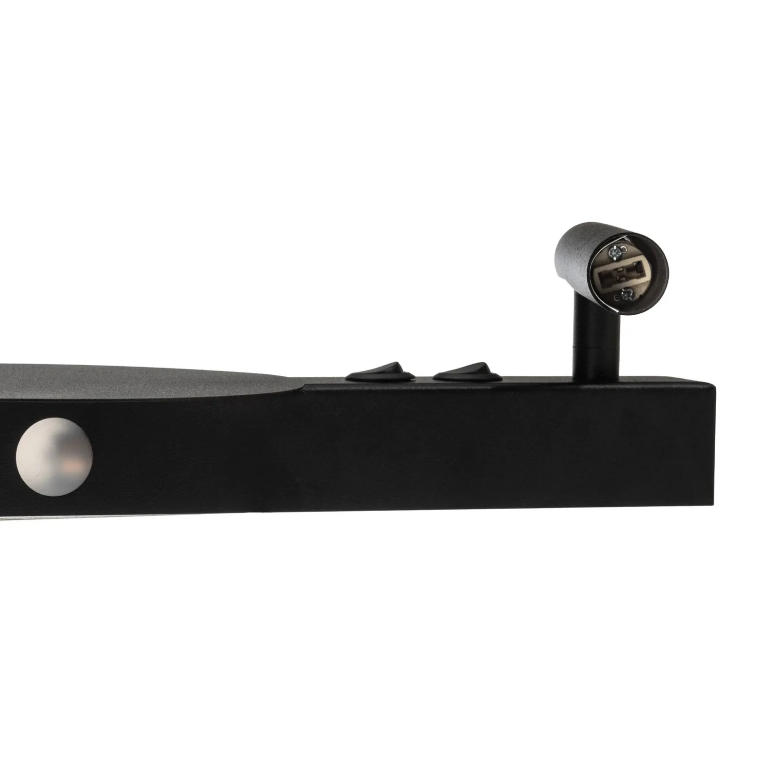 Aplique de pared Hotel Mood B, negra, metal, G9