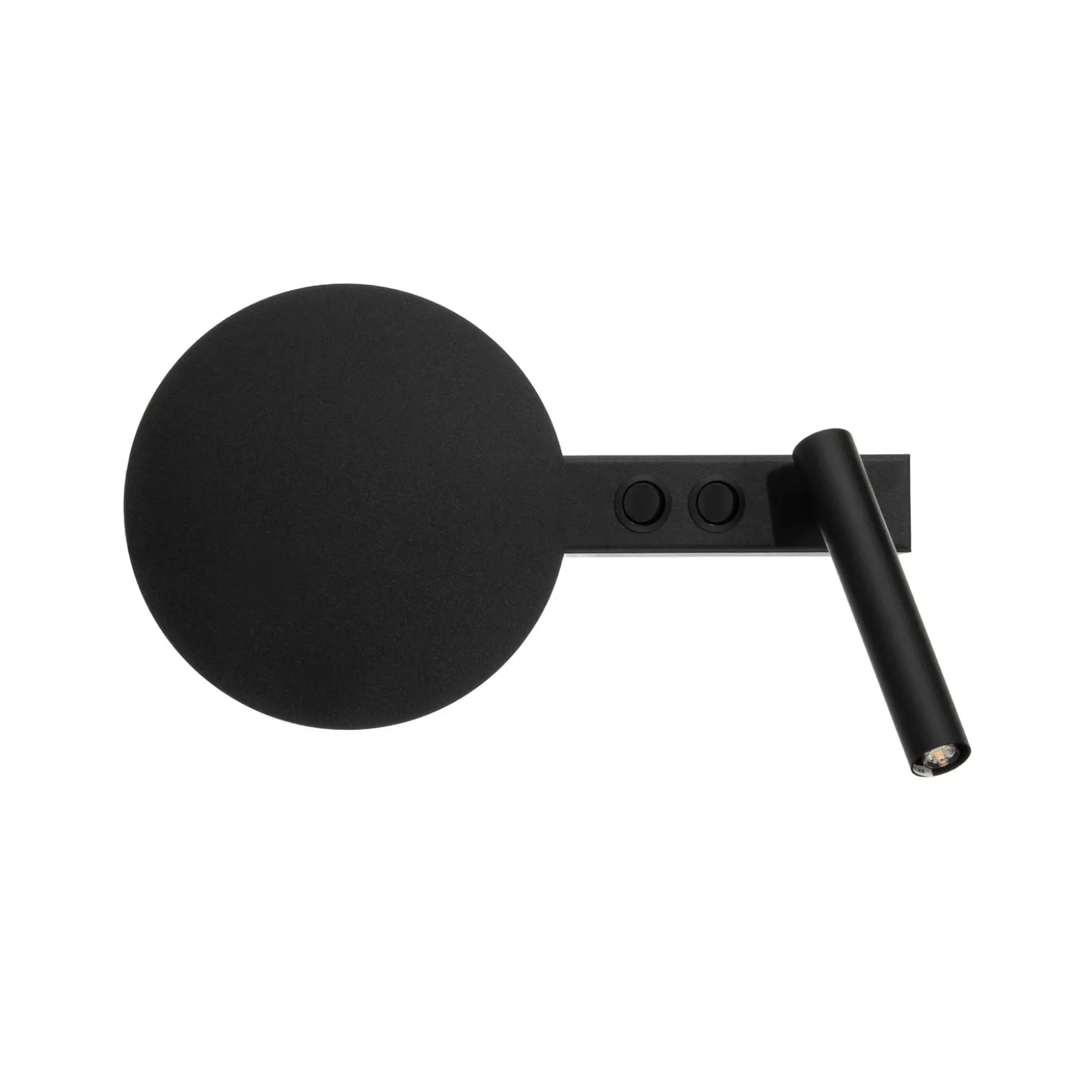 Aplique de pared Hotel Mood B, negra, metal, G9