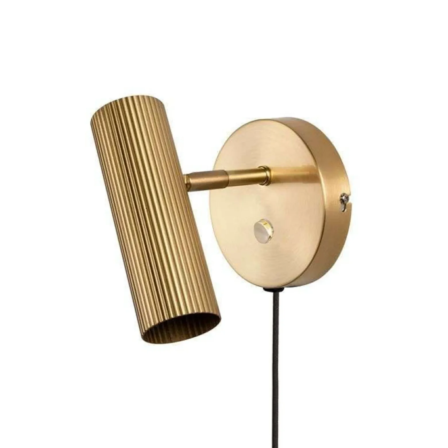 Aplique de pared Hubble de Globen Lighting, latón cepillado