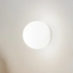 Aplique de pared Ideal Lux Mapa Ø 15 cm, G9, blanco, cristal, esférico
