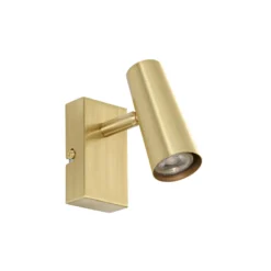 Aplique de pared Iluna de Lindby, 1 luz, latón, metal, GU10