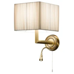 Aplique de pared Imperial con brazo de lectura LED