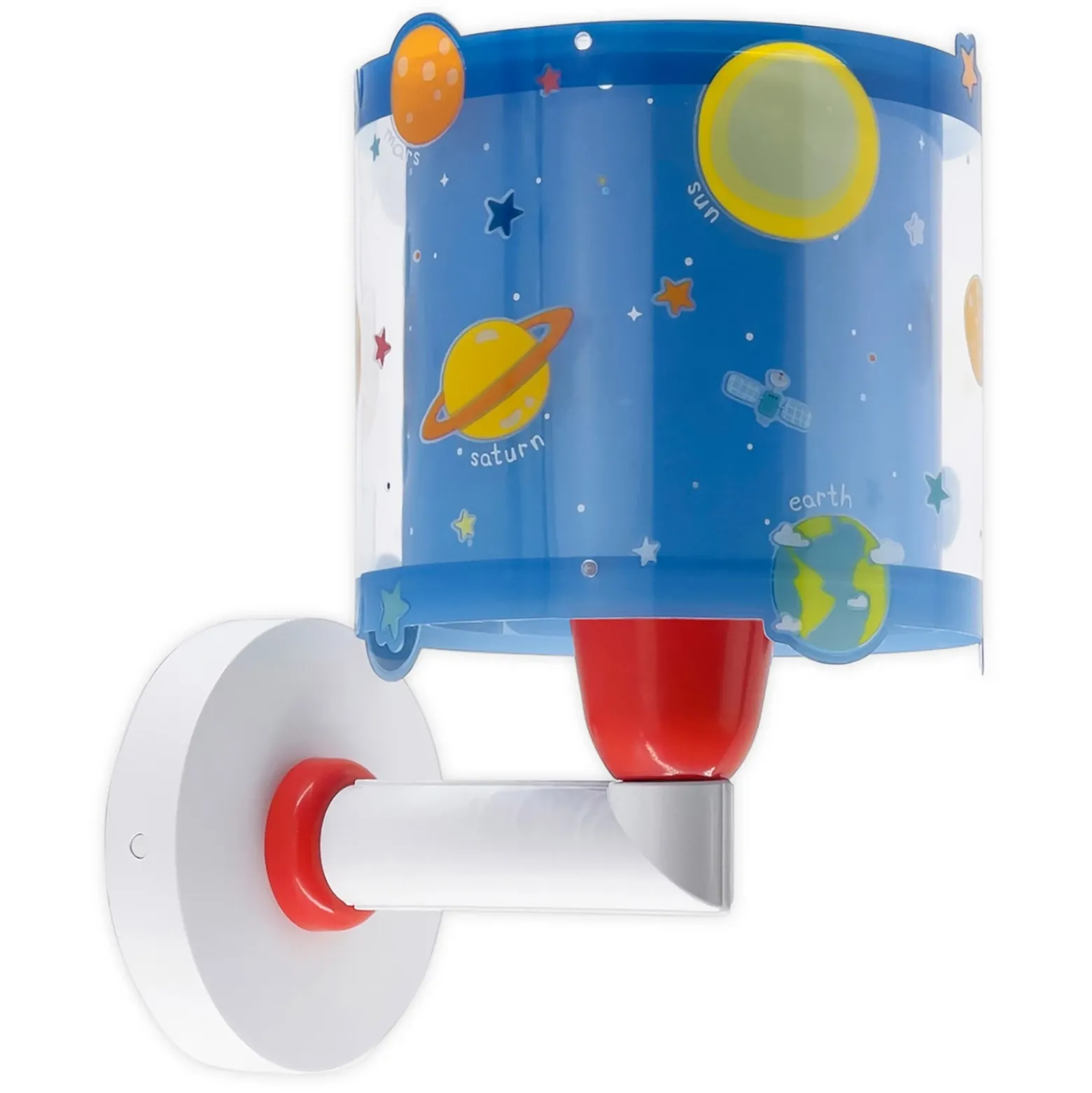 Aplique de pared infantil Planet de Dalber con enchufe