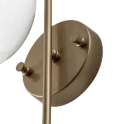 Aplique de pared Jewel, dorado, cristal, altura 36 cm, E14