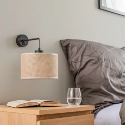 Aplique de pared Juta, 1 luz