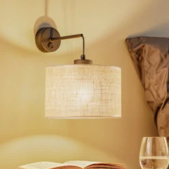 Aplique de pared Juta, 1 luz