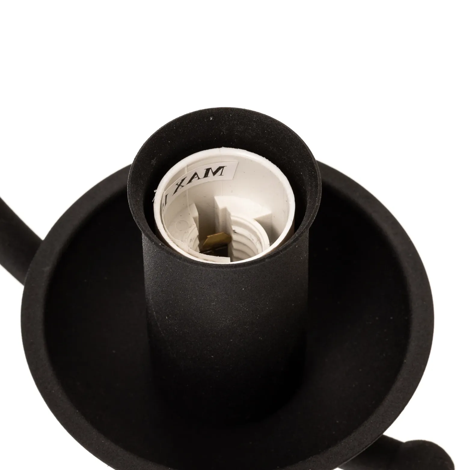 Aplique de pared Kandela, negro