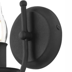 Aplique de pared Kandela, negro
