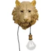 Aplique de pared Kare Animal Tiger Head con enchufe