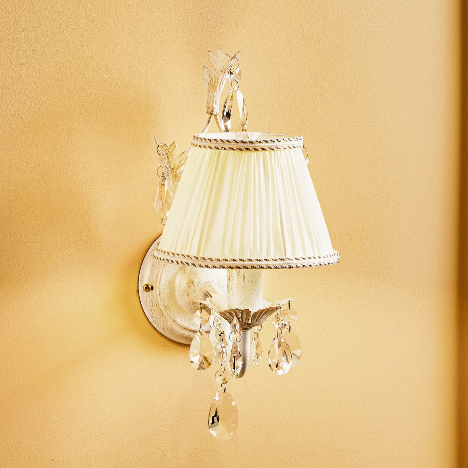 Aplique de pared Karen 1 luz marfil