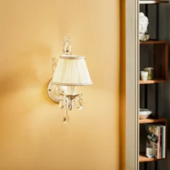 Aplique de pared Karen 1 luz marfil
