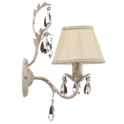 Aplique de pared Karen 1 luz marfil