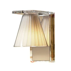 Aplique de pared Kartell Light-Air con pantalla de tela