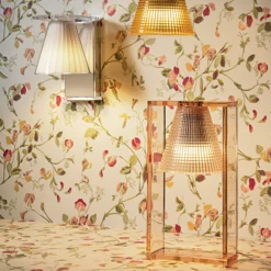 Aplique de pared Kartell Light-Air con pantalla de tela
