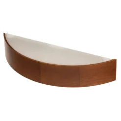 Aplique de pared Kerio, ancho 40,5 cm, pino rústico