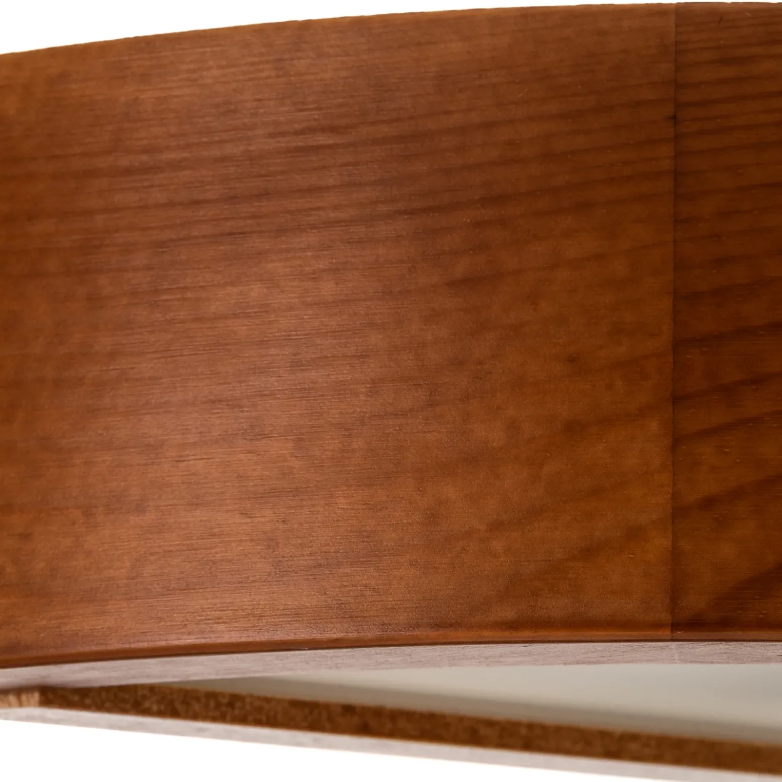 Aplique de pared Kerio, ancho 40,5 cm, pino rústico