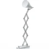 Aplique de pared Kordian, blanco, orientable, metal, E27