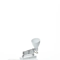 Aplique de pared Kordian, blanco, orientable, metal, E27