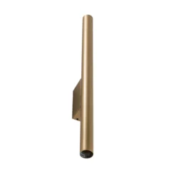 Aplique de pared Laser, dorado, metal, 40 cm de alto, G9