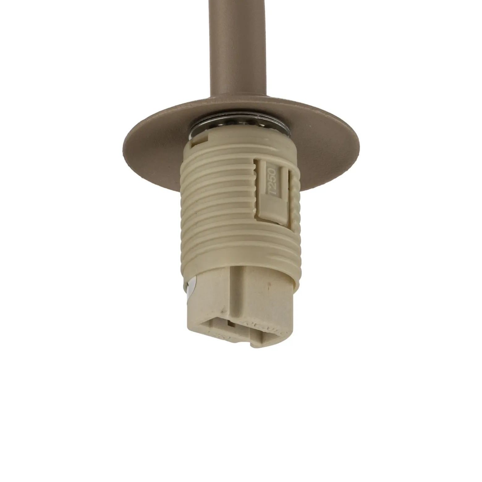 Aplique de pared Lava, beige, cristal, altura 21 cm, G9