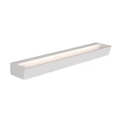 Aplique de pared LED Altea, ancho 50 cm, blanco, arriba/abajo, aluminio