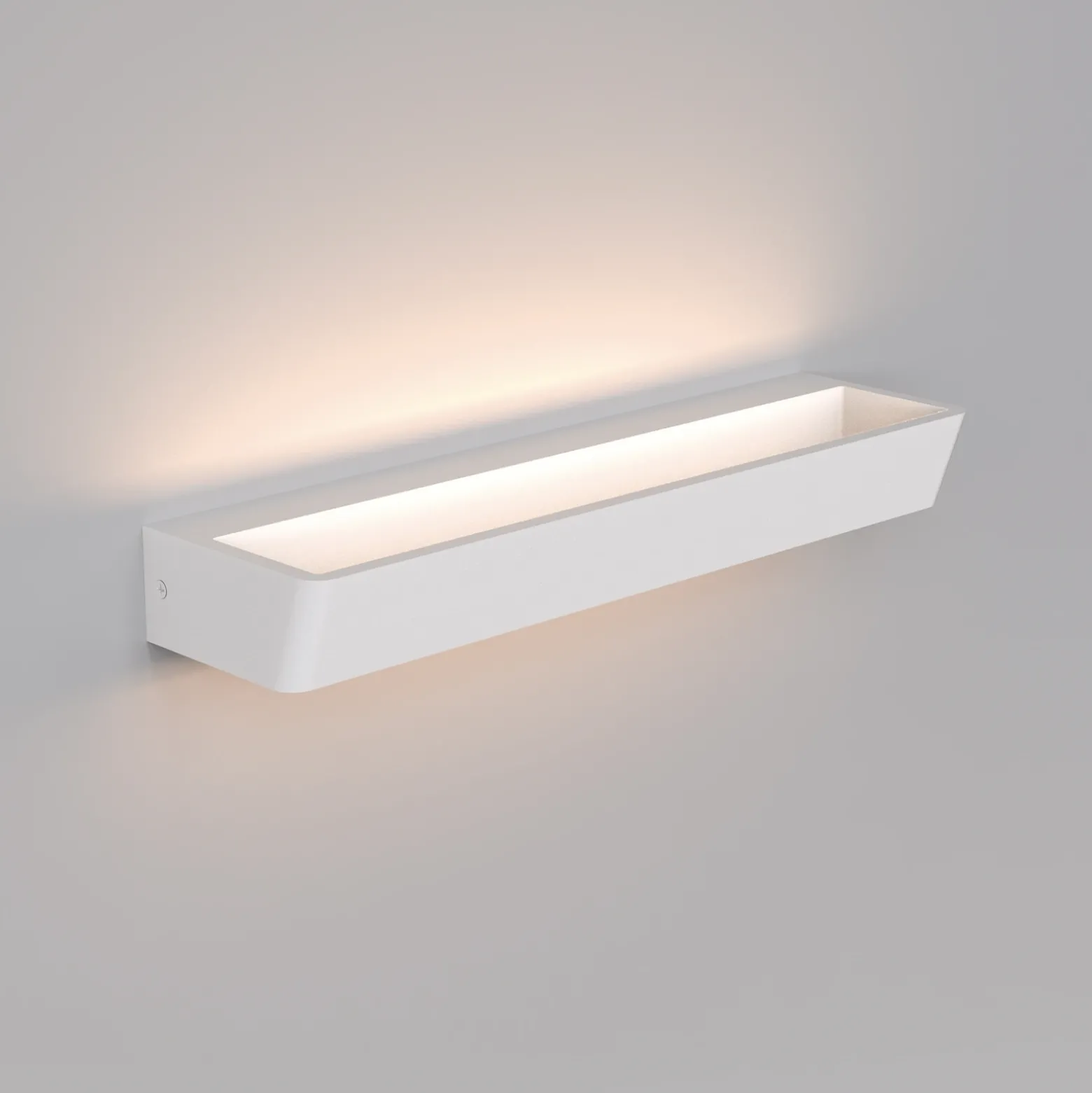 Aplique de pared LED Altea, ancho 50 cm, blanco, arriba/abajo, aluminio