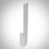 Aplique de pared LED Arcchio Ivano, altura 43 cm, aluminio cepillado