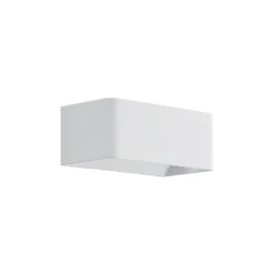 Aplique de pared LED Arcchio Karam, 20 cm, blanco, metal, arriba/abajo