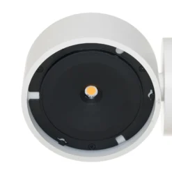 Aplique de pared LED Arcchio, Linse, arriba/abajo, blanco, metal