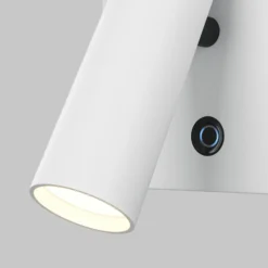 Aplique de pared LED Aron de Maytoni, blanco, atenuable, giratorio