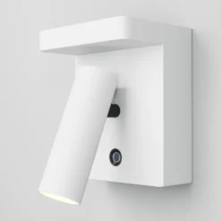 Aplique de pared LED Aron de Maytoni, blanco, atenuable, giratorio