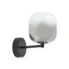 Aplique de pared LED Avelina de Lucande, gris humo