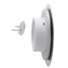 Aplique de pared LED batería Puntua Ø 25 cm aluminio