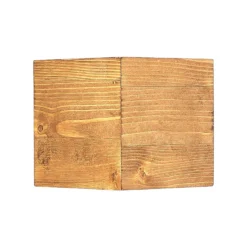 Aplique de pared LED Benicio de Lindby, 11 cm, angular, madera