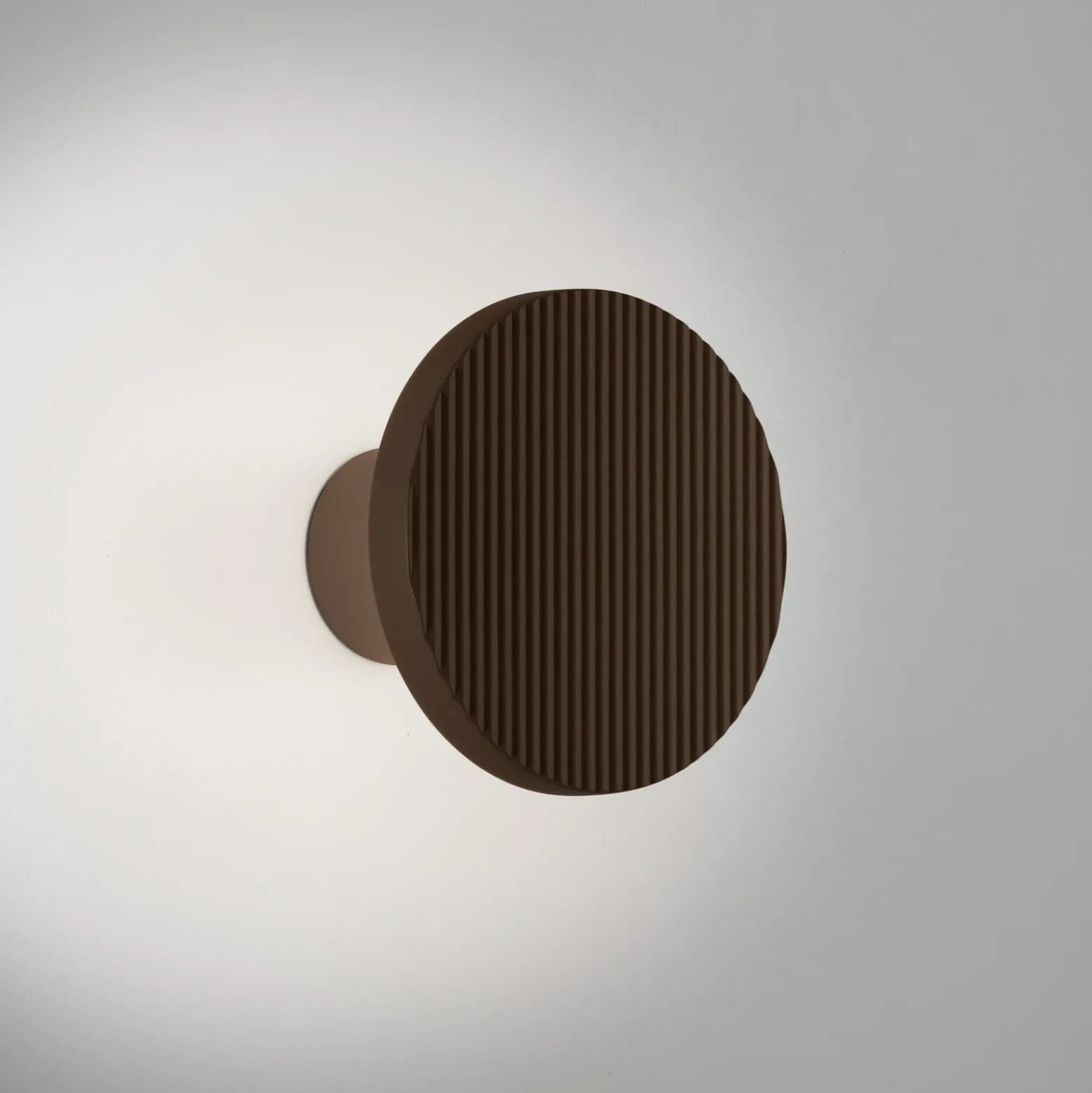 Aplique de pared LED Bover Arid A/01 marrón CCT 2200-2700 K IP44
