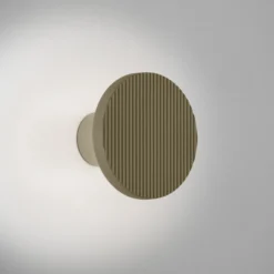 Aplique de pared LED Bover Arid A/01 oliva CCT 2200-2700 K IP44