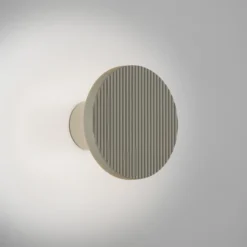 Aplique de pared LED Bover Arid A/01 gris CCT 2200-2700 K IP44