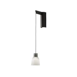 Aplique de pared LED Bover Drip A/01, cristal esmerilado, 2700 K