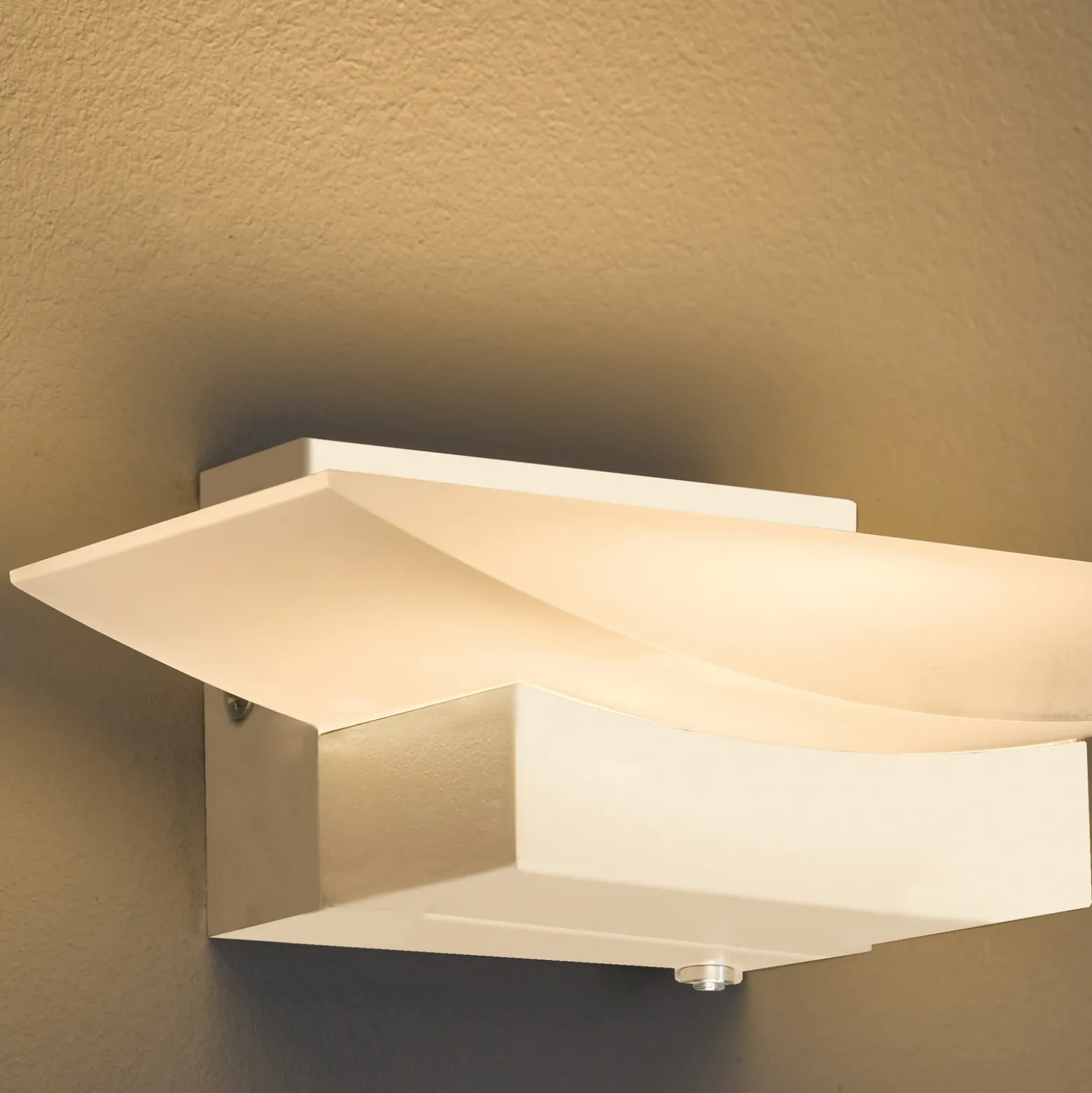 Aplique de pared LED Bowl TW, CCT Ancho 20 cm, color arena